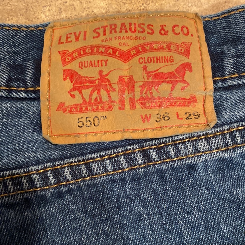 Mens Levi jeans size 36/29 - Picture 4 of 6